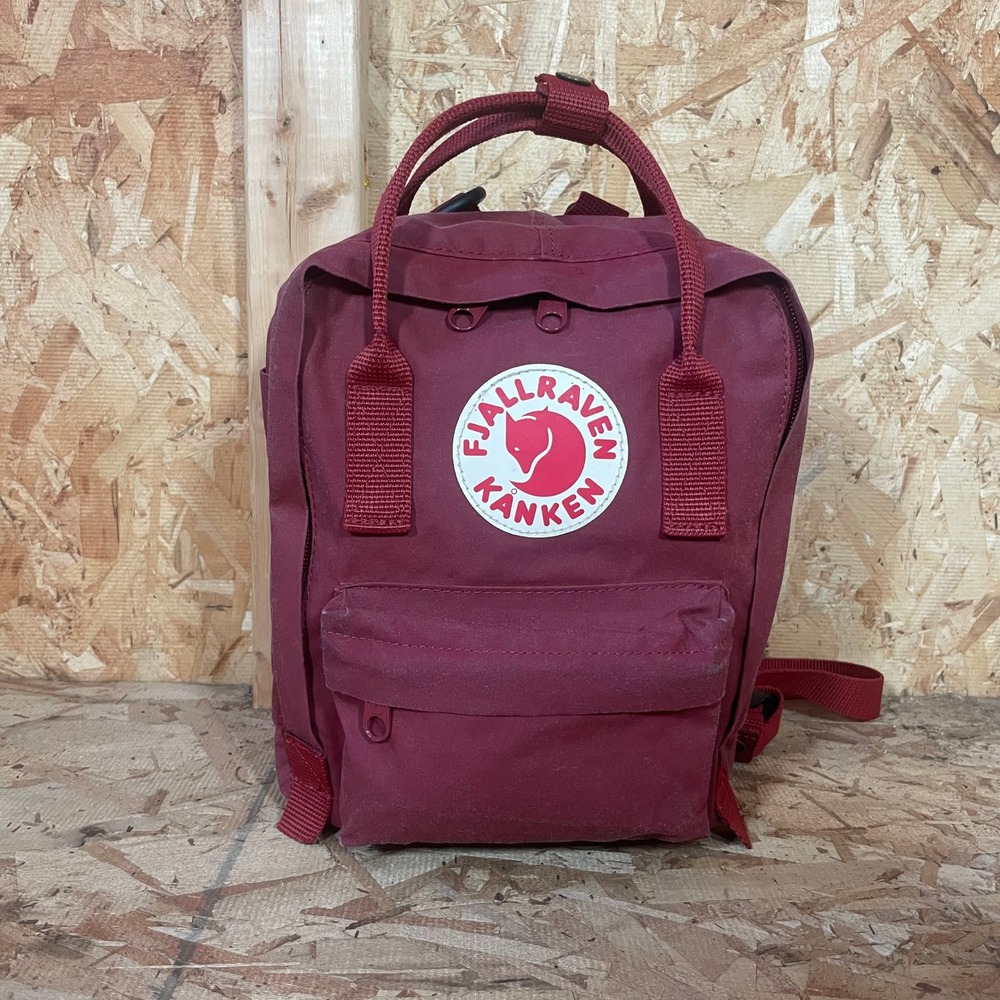 Fjallraven Kanken Mini Acorn 7L Backpack Maroon School Travel Daypack Unisex